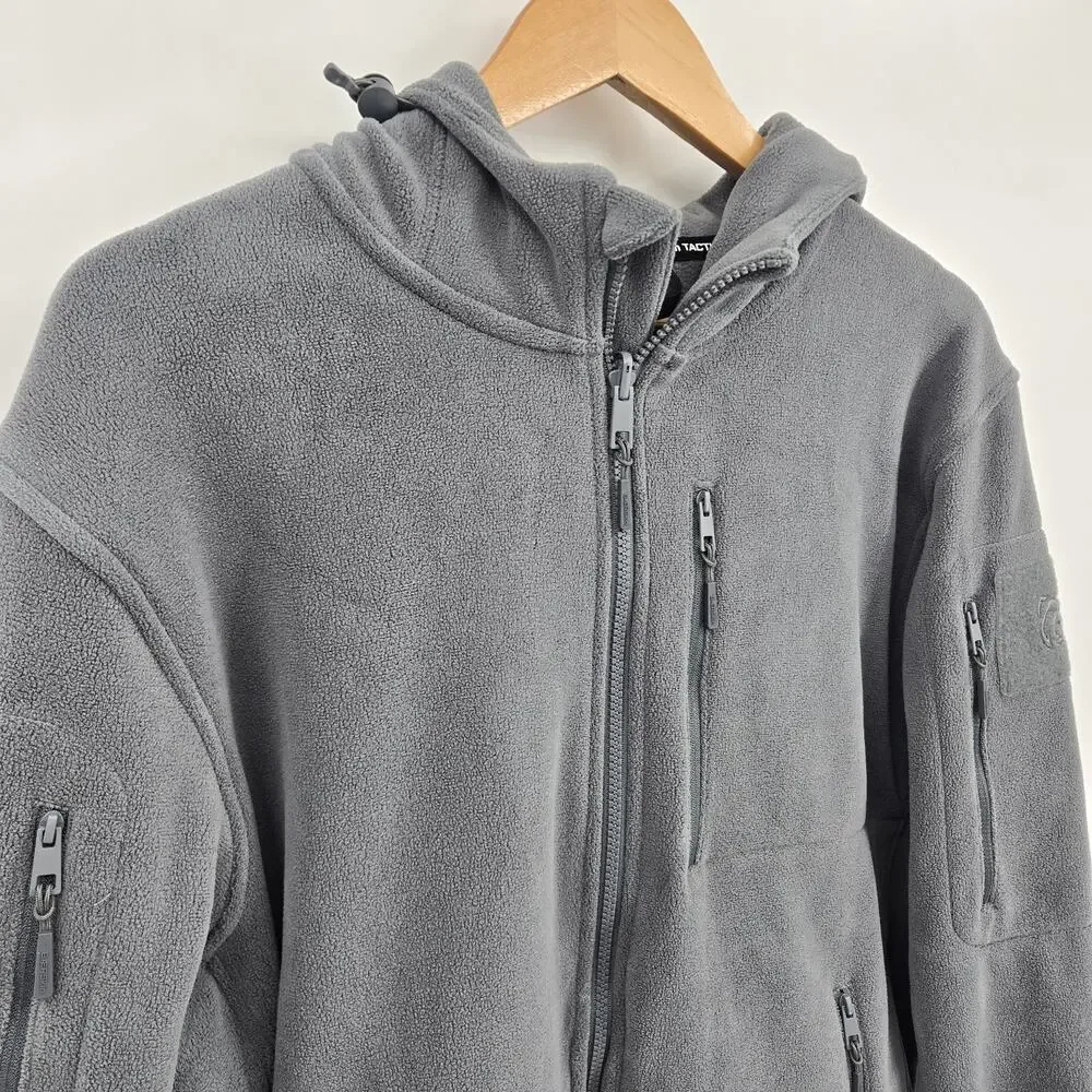 Baerskin Tactical Supply Full Zip Hooded Fleece Utility Jacket Outdoor Size L